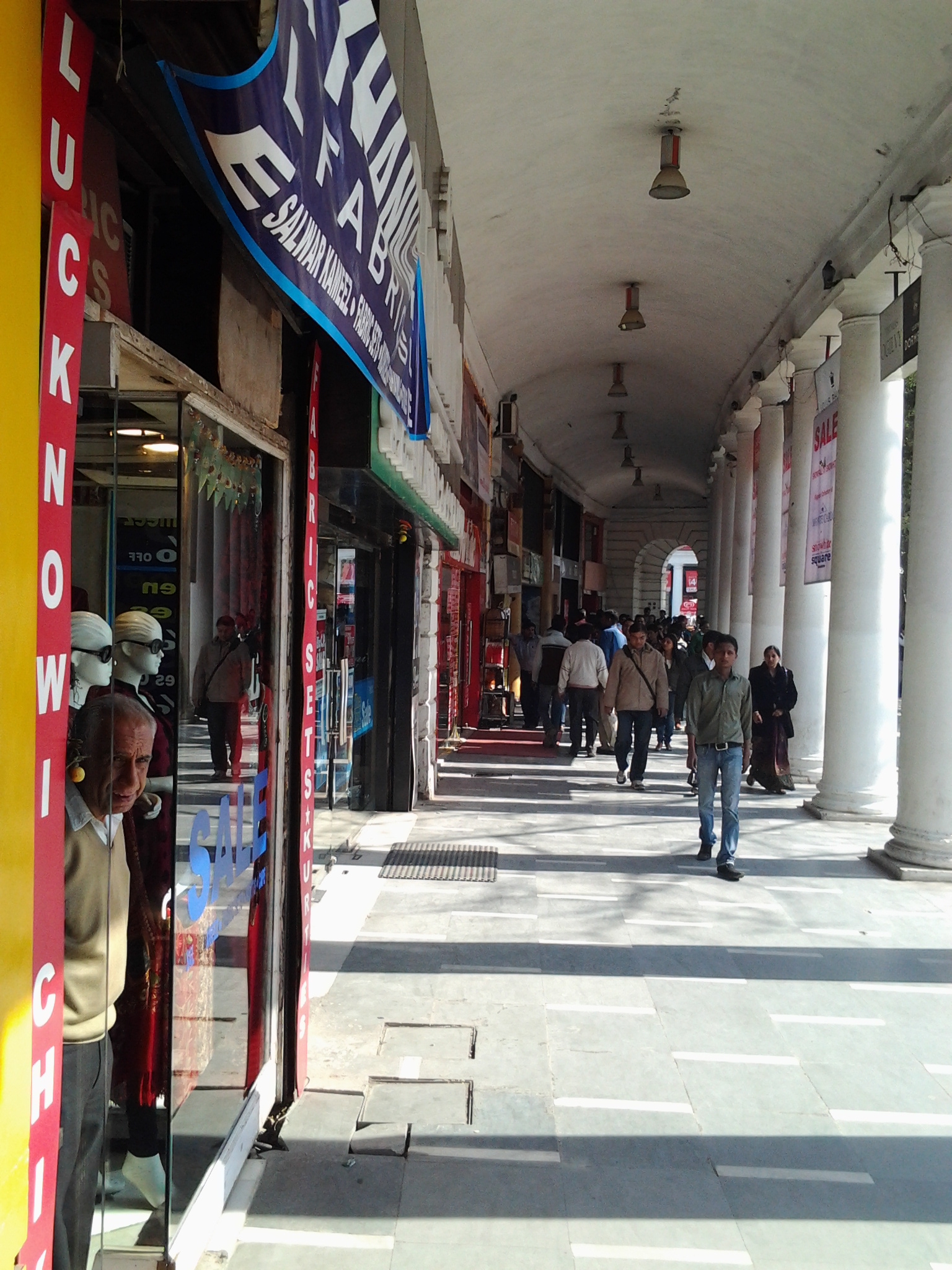 A view at Connaught Place (Rajiv Chowk)