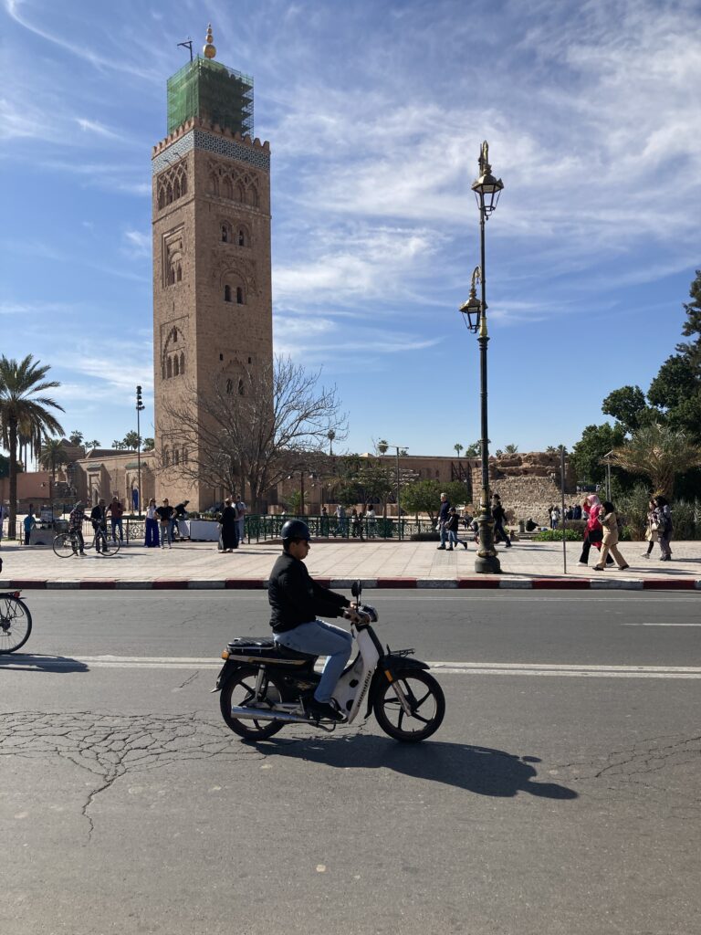 A view of Koutoubia Mosque on Mohammed V