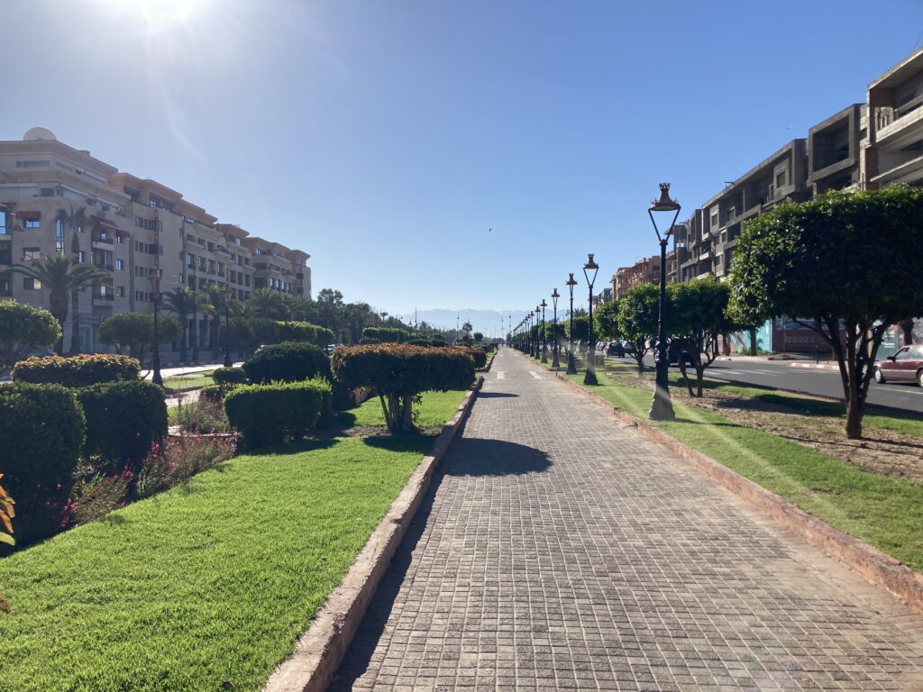 A view of Boulevard Mohammed VI.