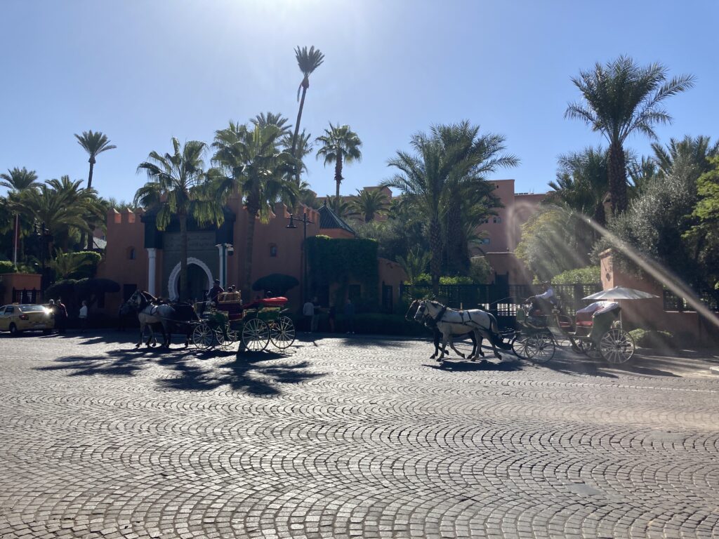A view on Avenue Housman El Fetouaki