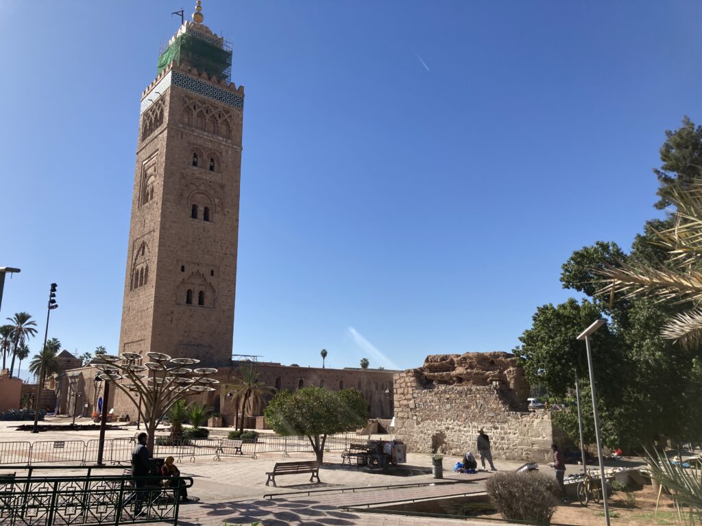 A view of the Koutoubia Mosque