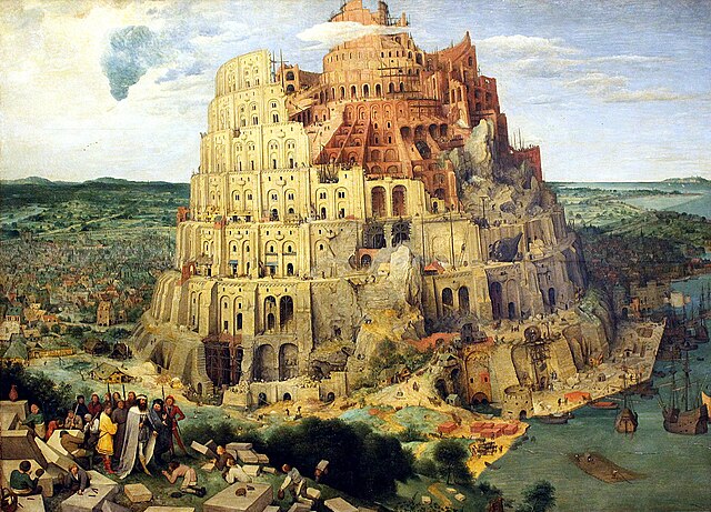 Tower of Babel. Vienna, Museum of Art History, Pieter Bruegel the Elder.