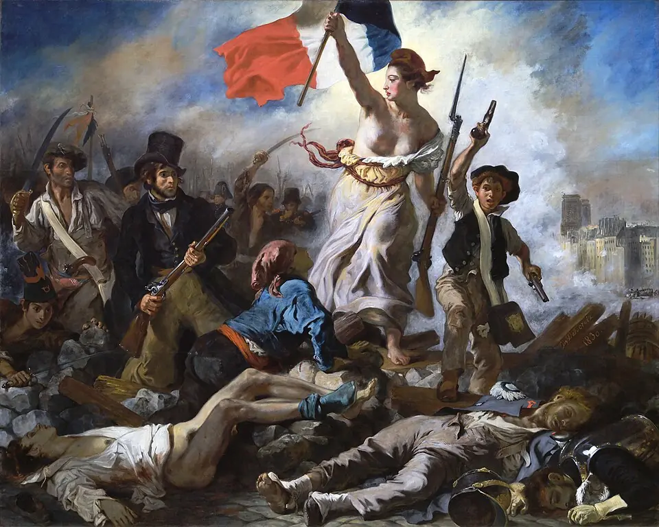 La Liberté guidant le peuple. Liberty Leading the People.