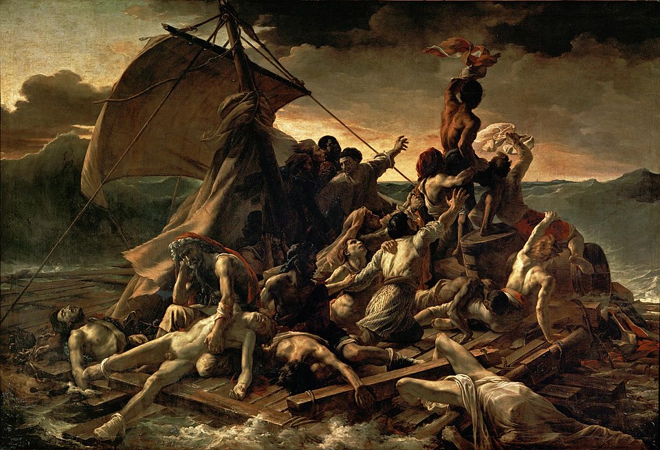 The Raft of the Medusa (1818-1819). Jean-Louis André Théodore Géricault