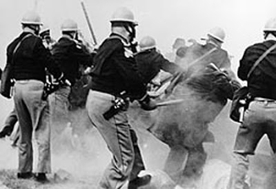 Bloody Sunday - Alabama police attack Selma-to-Montgomery Marchers, 1965.