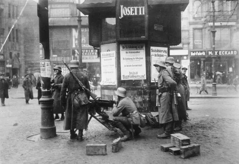Kapp-Putsch, Posten am Spittelmarkt, Berlin