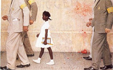 The Problem We All Live With. Norman Rockwell, 1964.