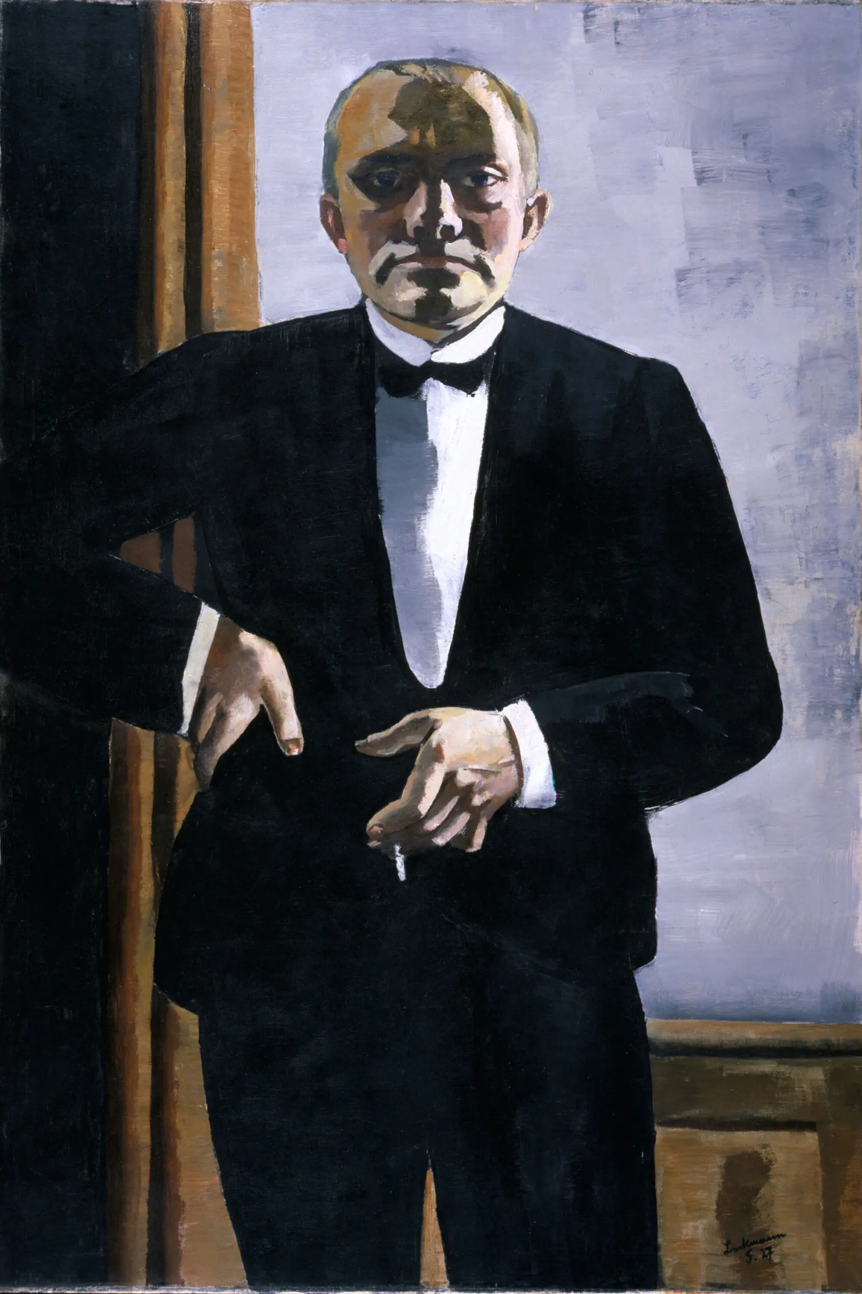 Self-Portrait in Tuxedo. Max Beckmann, German (Leipzig, Germany 1884 - 1950 New York, N.Y., USA)