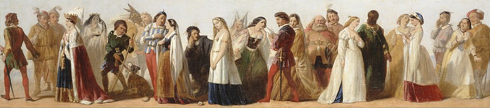 Procession of Characters from Shakespeare's Plays. Unknown artist (manner of Thomas Stothard)