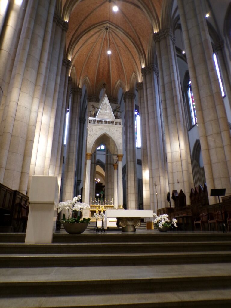 A view inside Catedral Metropolitana Nossa Senhora da Assunção in São Paulo