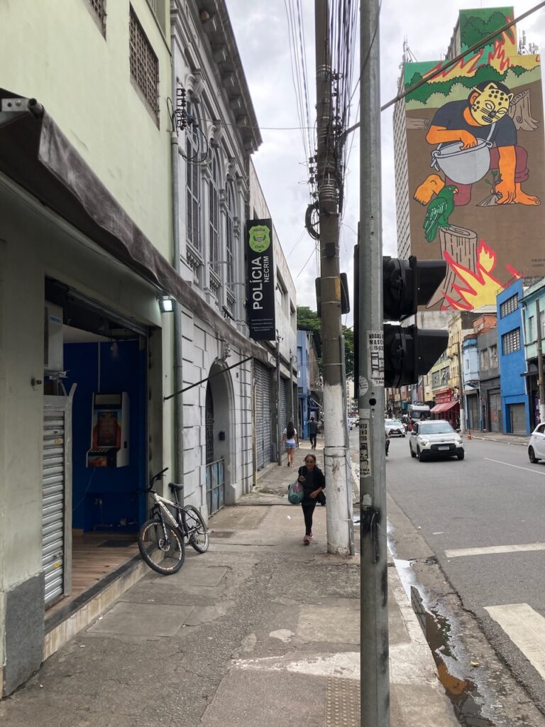 A view of the Centro neighborhood in São Paulo, Brazil