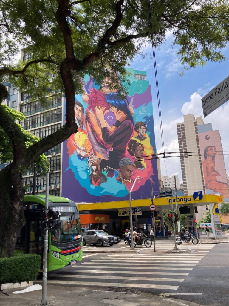 A view near Rua Maria Paula in São Paulo