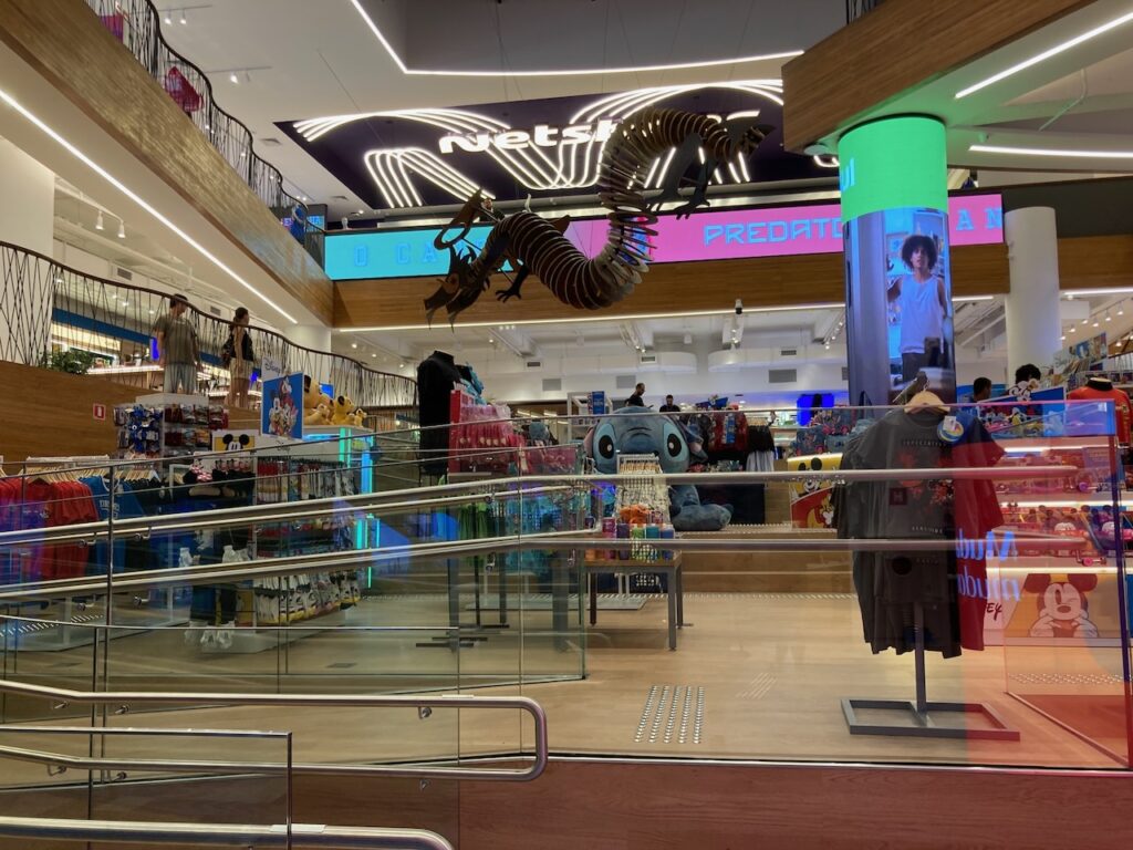 A view inside the Galeria Magalu store in Conjunto Nacional on Avenida Paulista in São Paulo