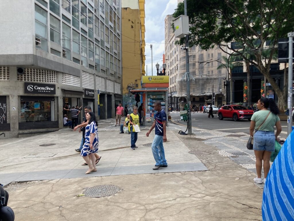 A view of the Centro neighborhood in São Paulo