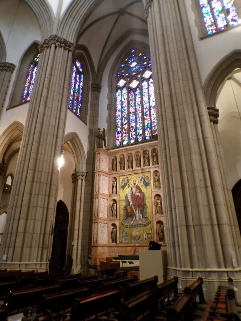 A view inside Catedral Metropolitana Nossa Senhora da Assunção in São Paulo