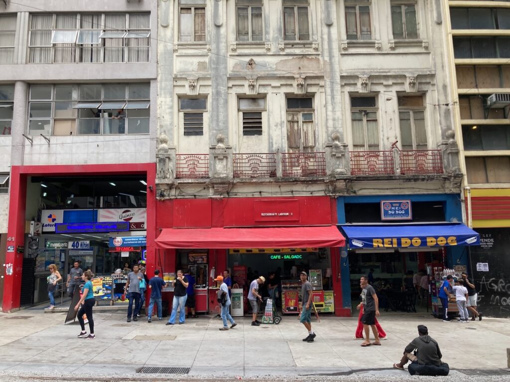 A view of the Centro neighborhood in São Paulo