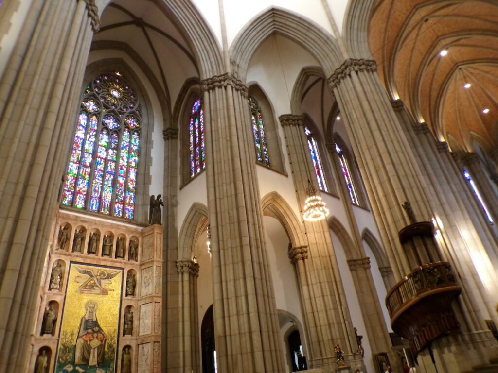 A view inside Catedral Metropolitana Nossa Senhora da Assunção in São Paulo