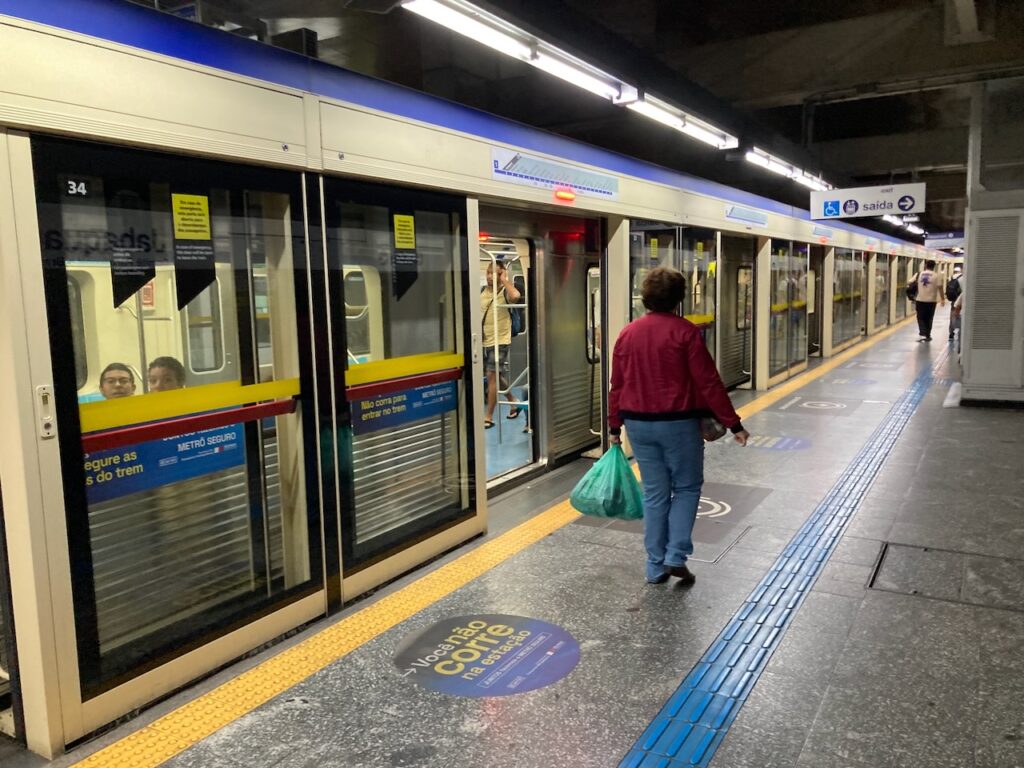 A view of Jabaquara metro station