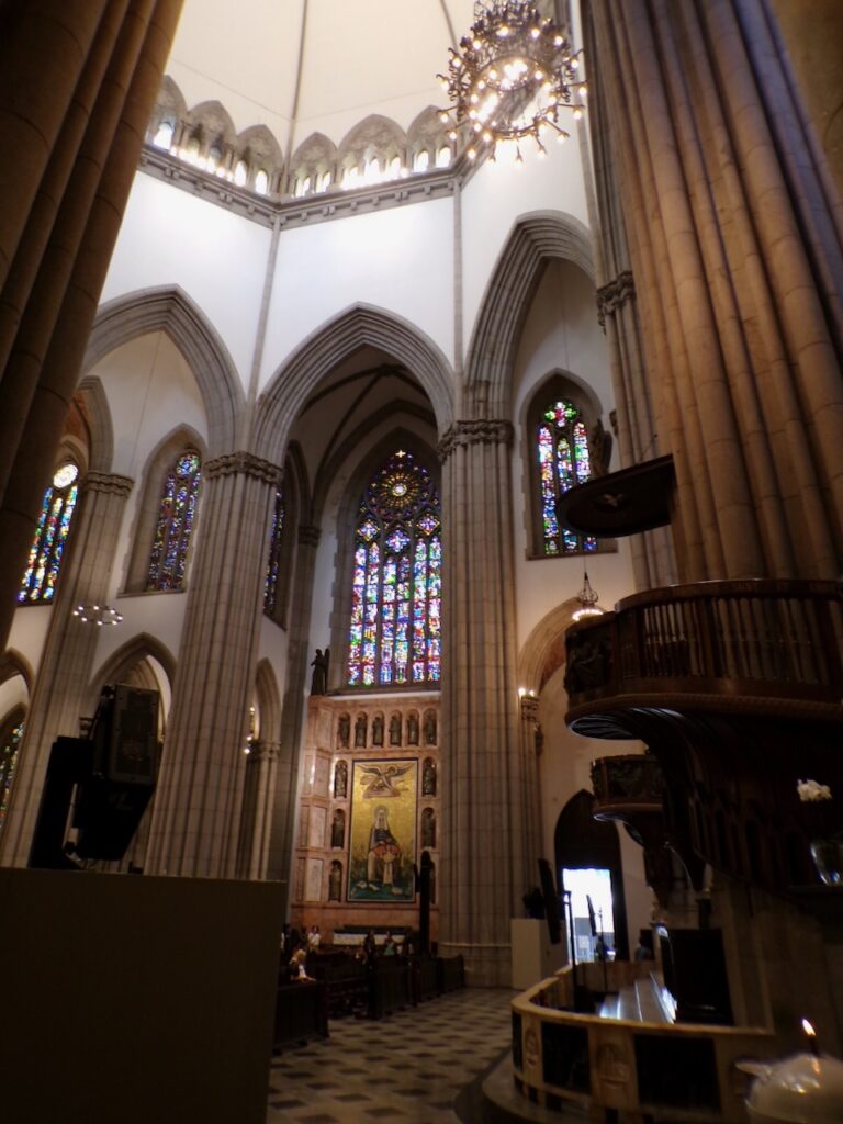 A view inside Catedral Metropolitana Nossa Senhora da Assunção in São Paulo
