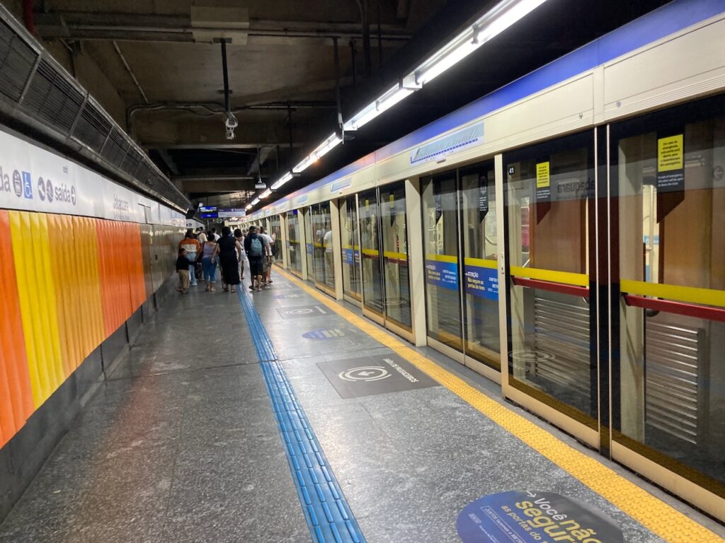 A view of Jabaquara metro station
