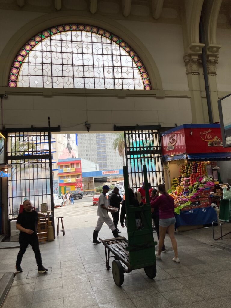 A view inside Mercado Municipal de São Paulo (Municipal Market of São Paulo)