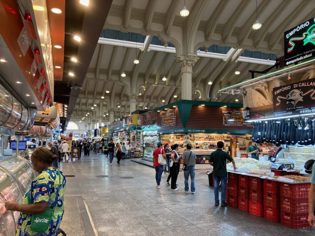 A view inside Mercado Municipal de São Paulo (Municipal Market of São Paulo)