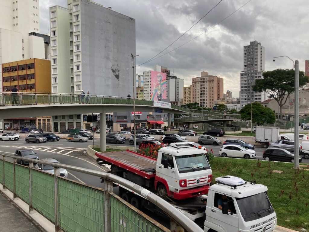 A view of the Centro neighborhood in São Paulo, Brazil