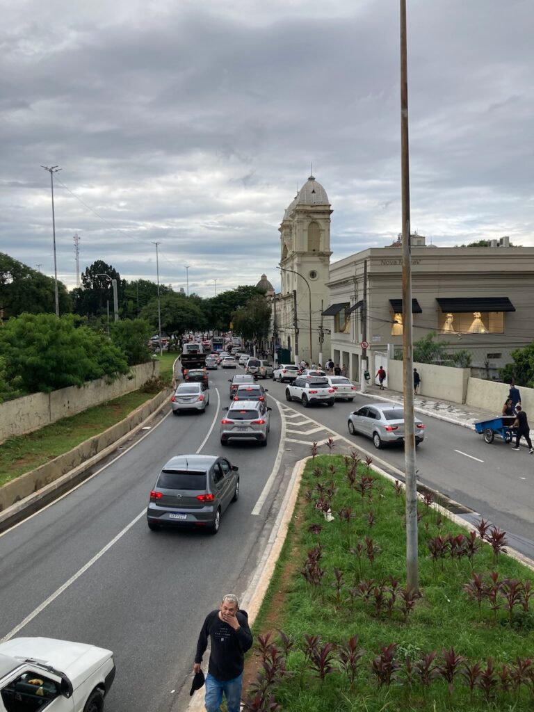 A view of the Centro neighborhood in São Paulo, Brazil
