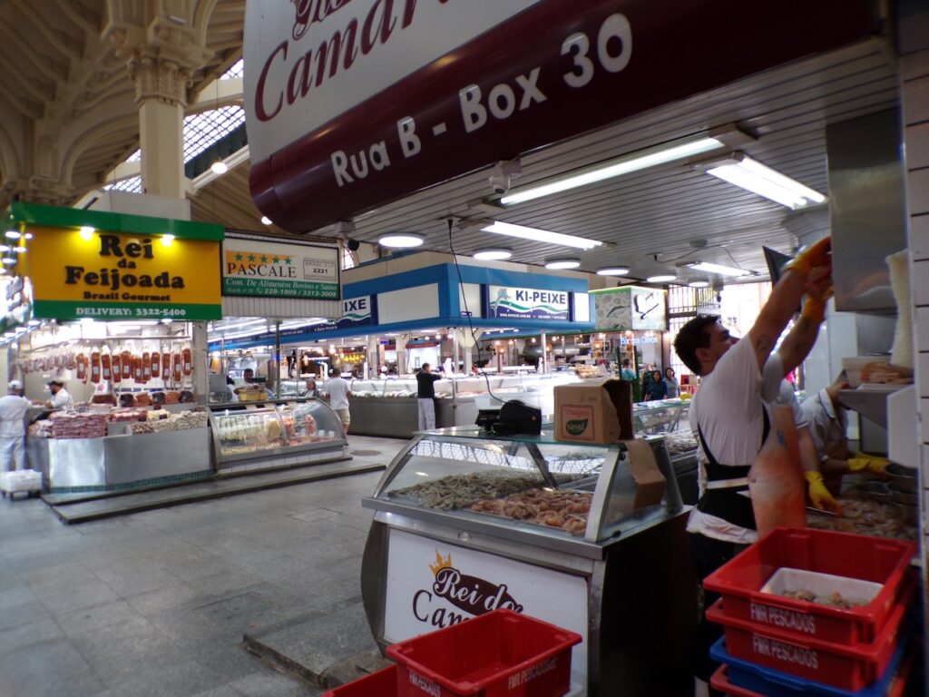 A view inside the Mercado Municipal de São Paulo, Brazil. (Municipal Market of São Paulo)