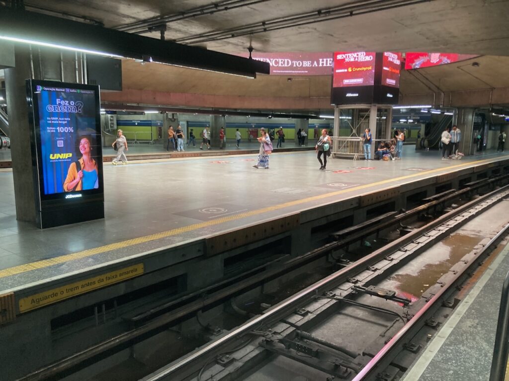 ‎⁨A view of Sé⁩ station in ⁨São Paulo⁩, ⁨Brazil⁩