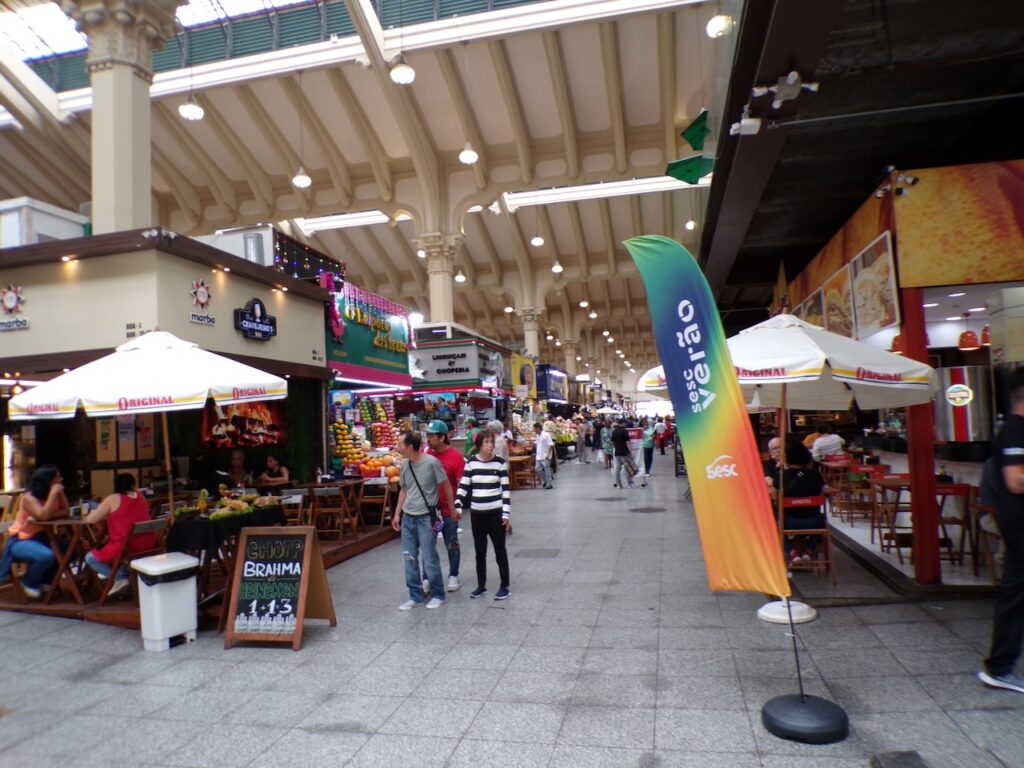 A view inside the Mercado Municipal de São Paulo, Brazil. (Municipal Market of São Paulo)