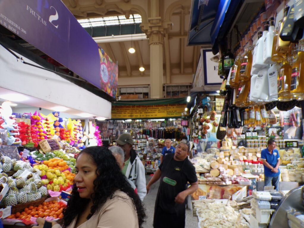 A view inside the Mercado Municipal de São Paulo, Brazil. (Municipal Market of São Paulo)