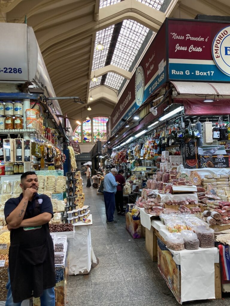 A view inside Mercado Municipal de São Paulo (Municipal Market of São Paulo)