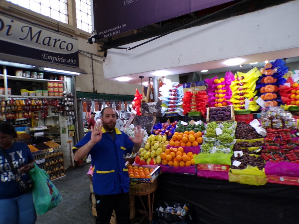 A view inside the Mercado Municipal de São Paulo, Brazil. (Municipal Market of São Paulo)