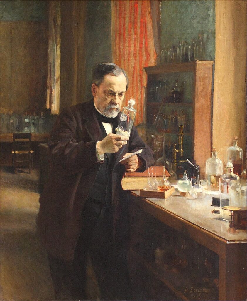 Louis Pasteur. 1885. By Albert Edelfelt. Musée d'Orsay. Via Wikimedia Commons