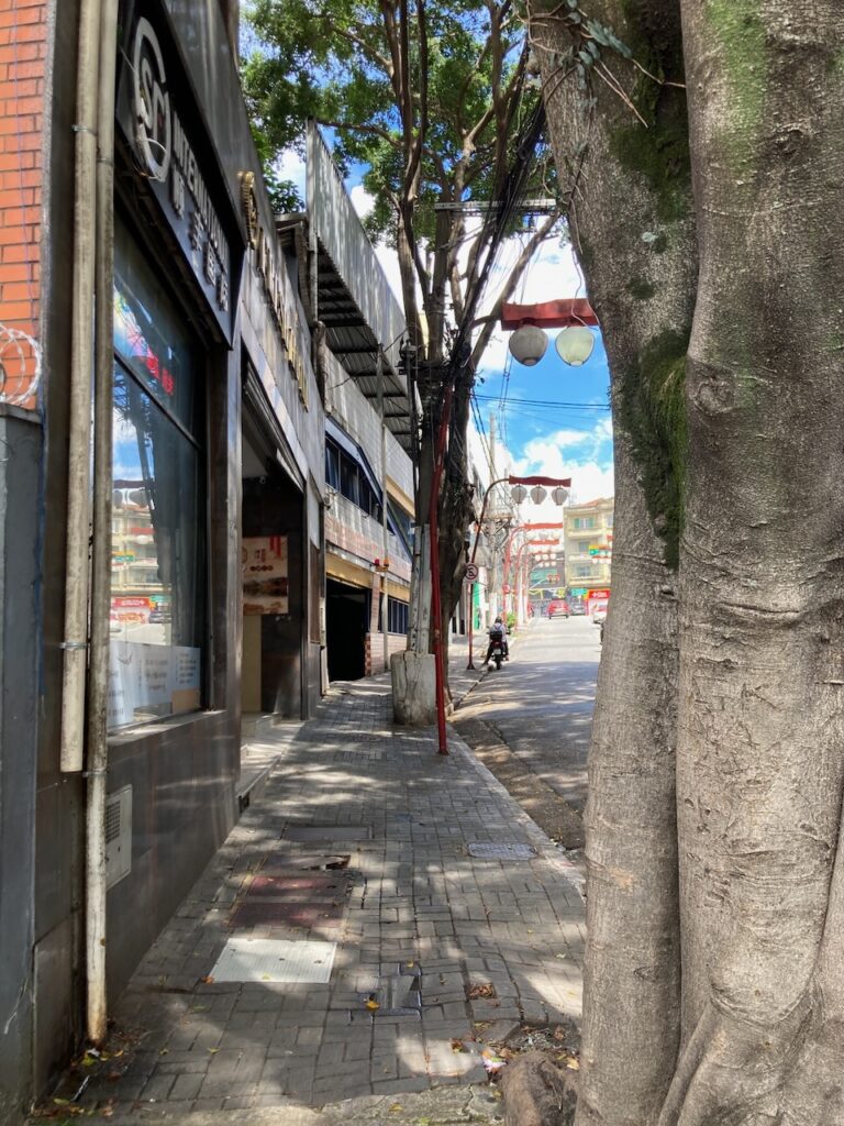 A view of the Liberdade リベルダージ district of São Paulo, Brazil