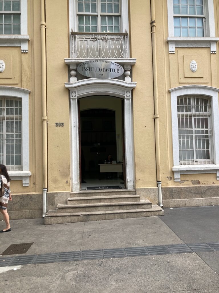 A view of Instituto Pasteur (Pasteur Institute) in São Paulo, Brazil