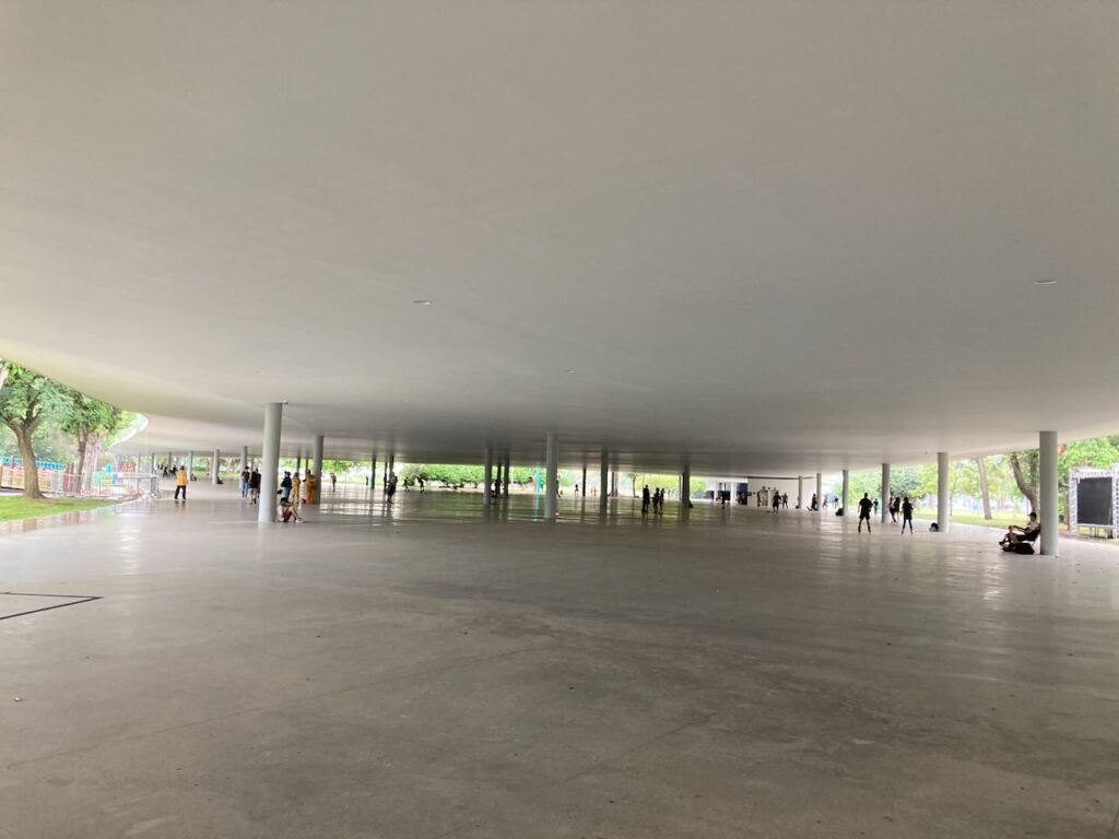 A view of ⁨Marquise José Ermírio de Moraes⁩⁩ inside ⁨Ibirapuera Parque⁩, São Paulo, Brasil