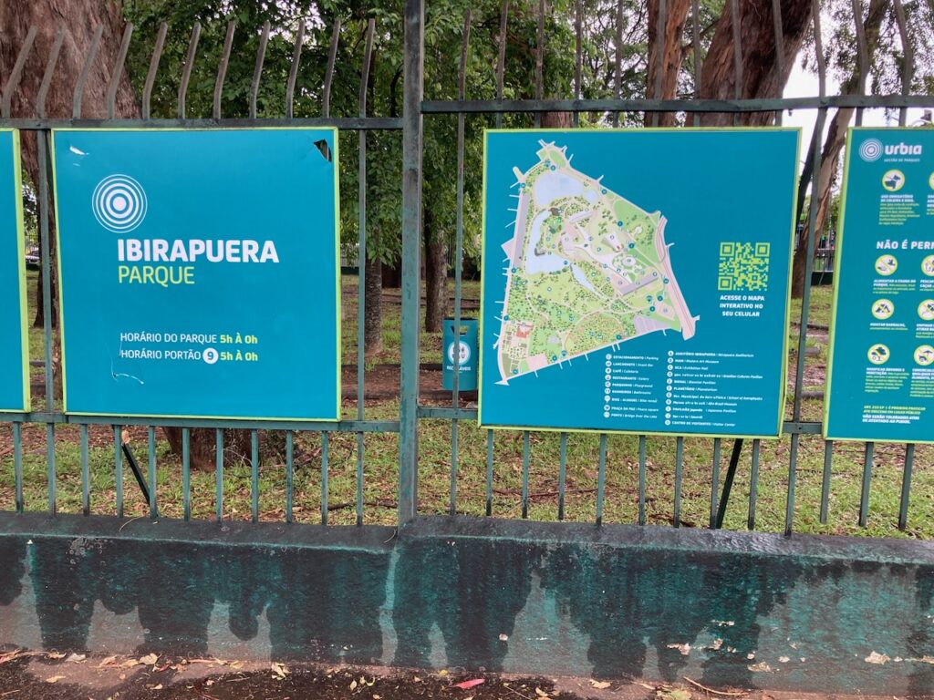 A view of ⁨Ibirapuera Parque⁩, São Paulo, Brasil