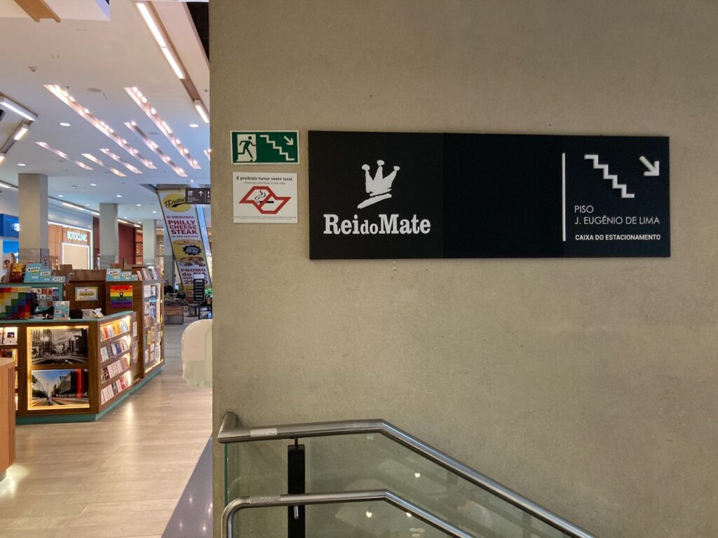 A view inside the Top Center Shopping mall on Avenida Paulista in São Paulo
