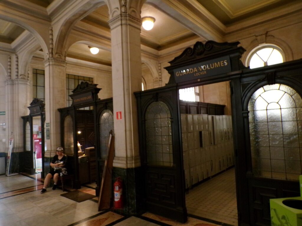 The entrance area to Museu do Café (Coffee Museum) Santos, São Paulo, Brasil