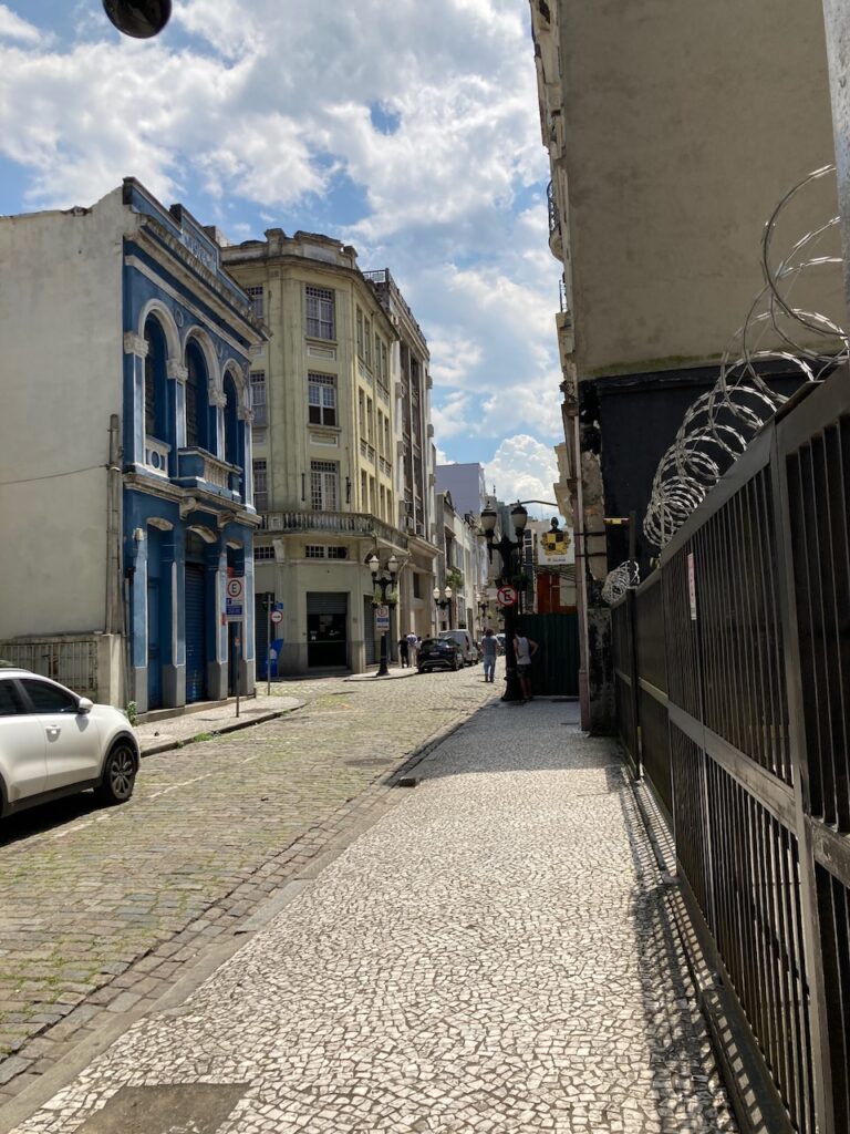 A scene in Santos, São Paulo, Brasil