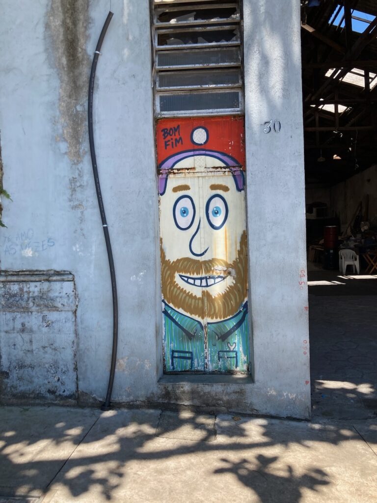 A scene in Santos, São Paulo, Brasil
