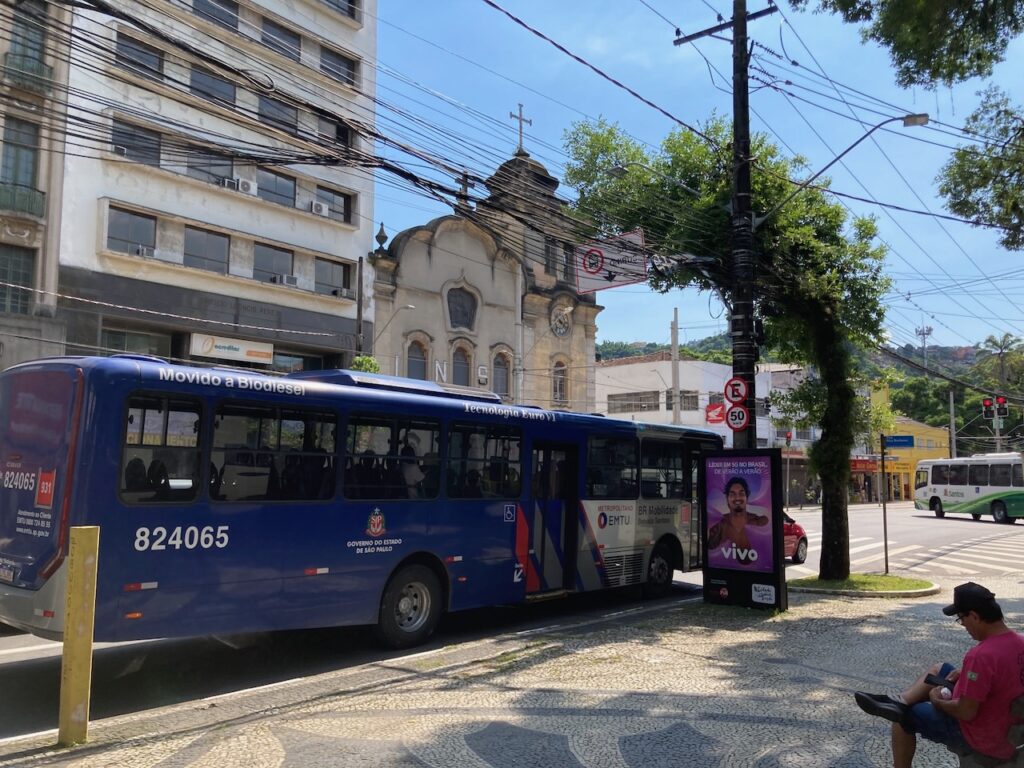 A scene in Santos, São Paulo, Brasil