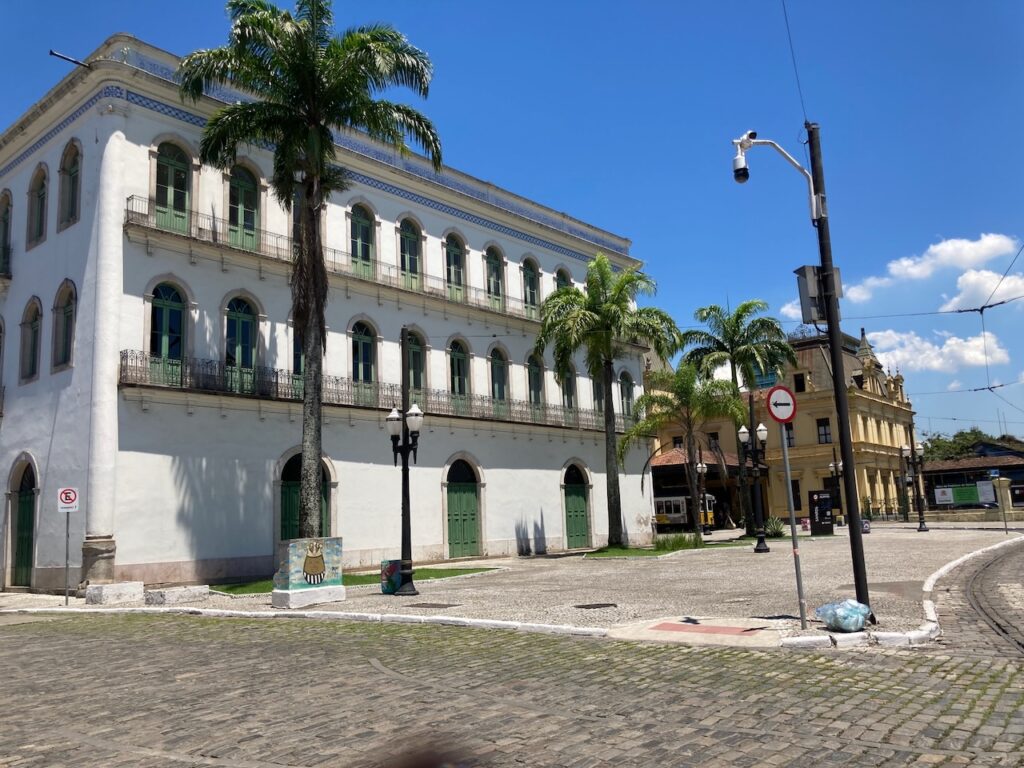 A scene in Santos, São Paulo, Brasil