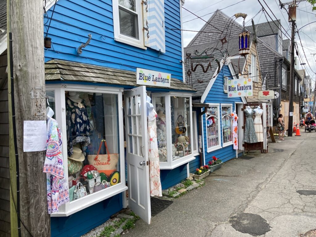 A scene in Rockport, Massachusetts on Cape Ann
