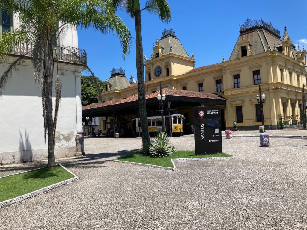 A scene in Santos, São Paulo, Brasil