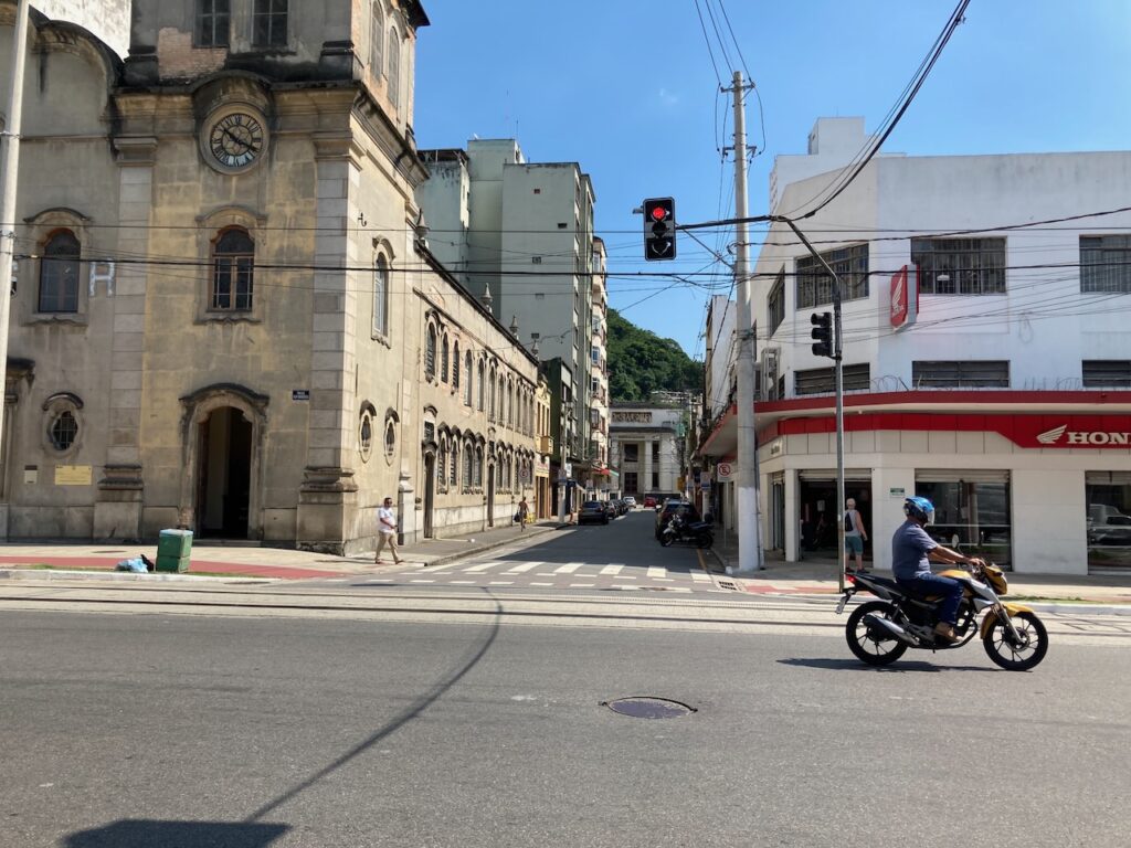 A scene in Santos, São Paulo, Brasil
