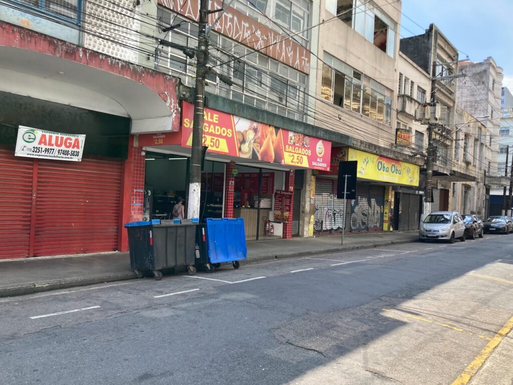 A scene in Santos, São Paulo, Brasil