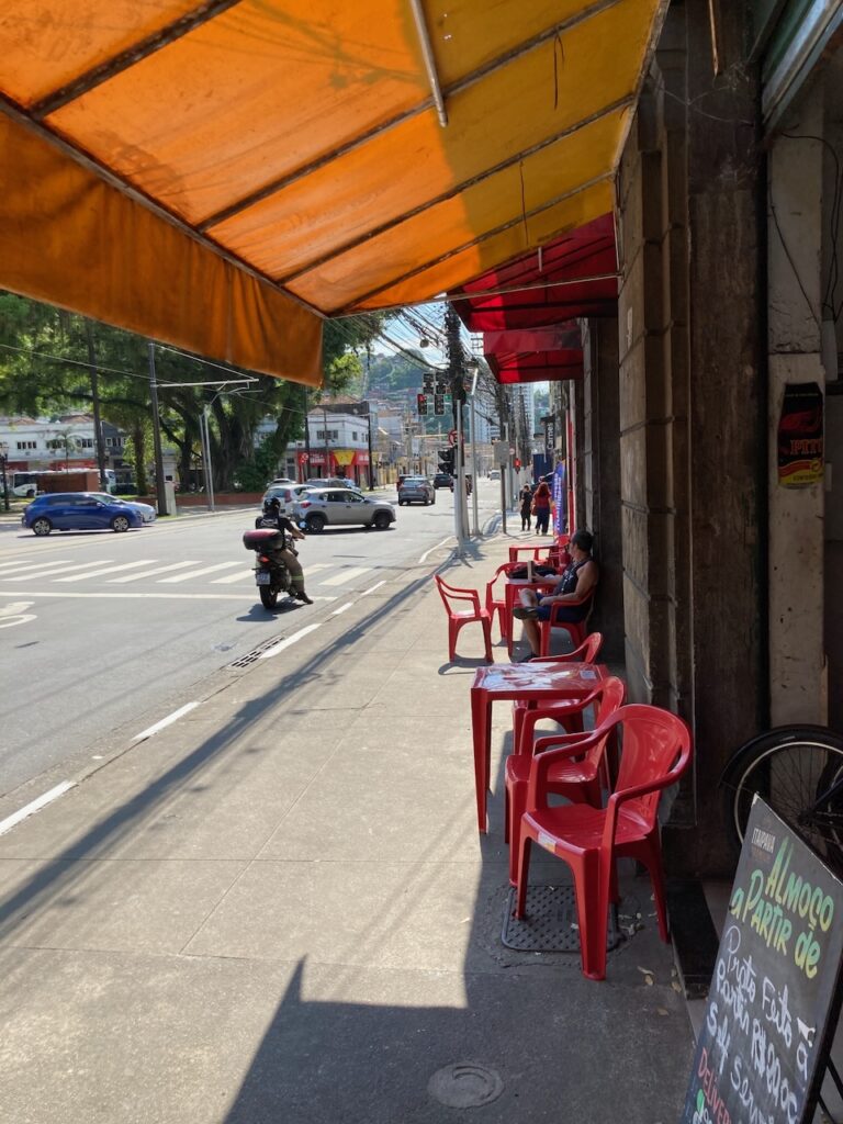 A scene in Santos, São Paulo, Brasil